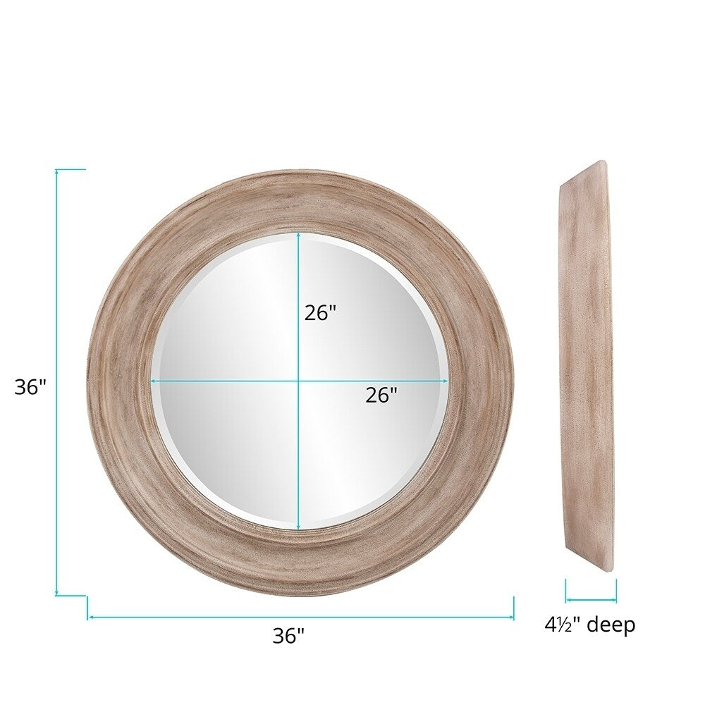 Maisey Wall Mirror - Taupe
