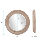 Maisey Wall Mirror - Taupe