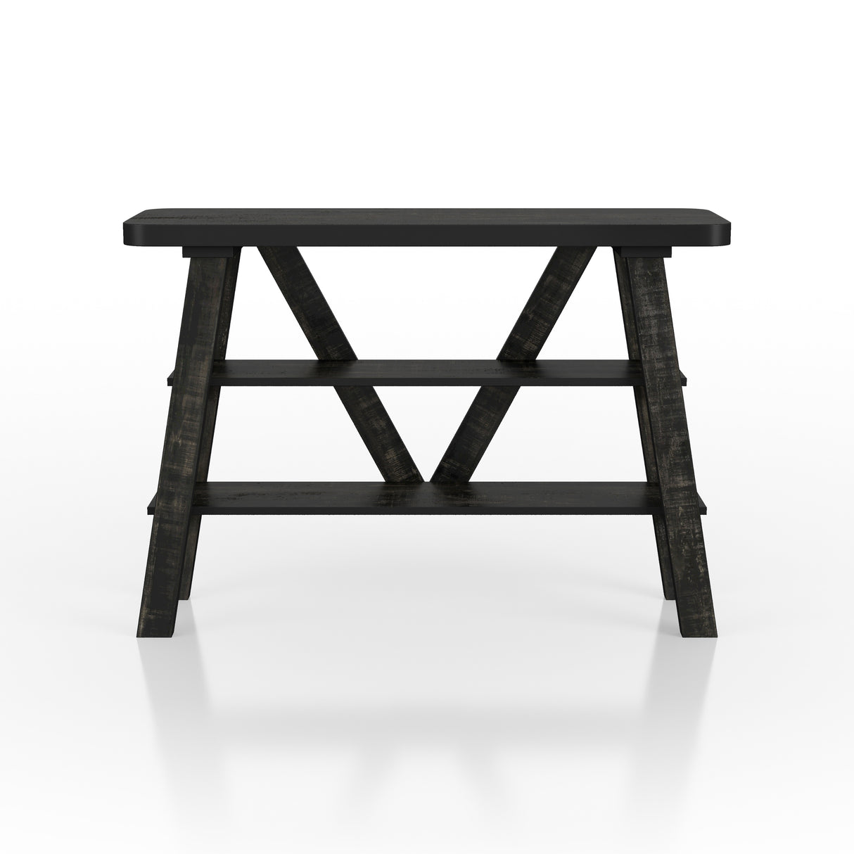 Maison Farmhouse 47-inch 2-Open Shelf Console Table