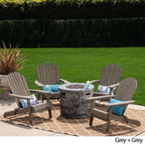 Maison Outdoor 5 Piece Adirondack Chair Set by Christopher Knight Home