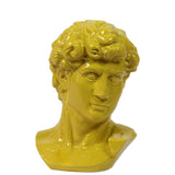 Majestic & Classic Ceramic Man Bust In Yellow