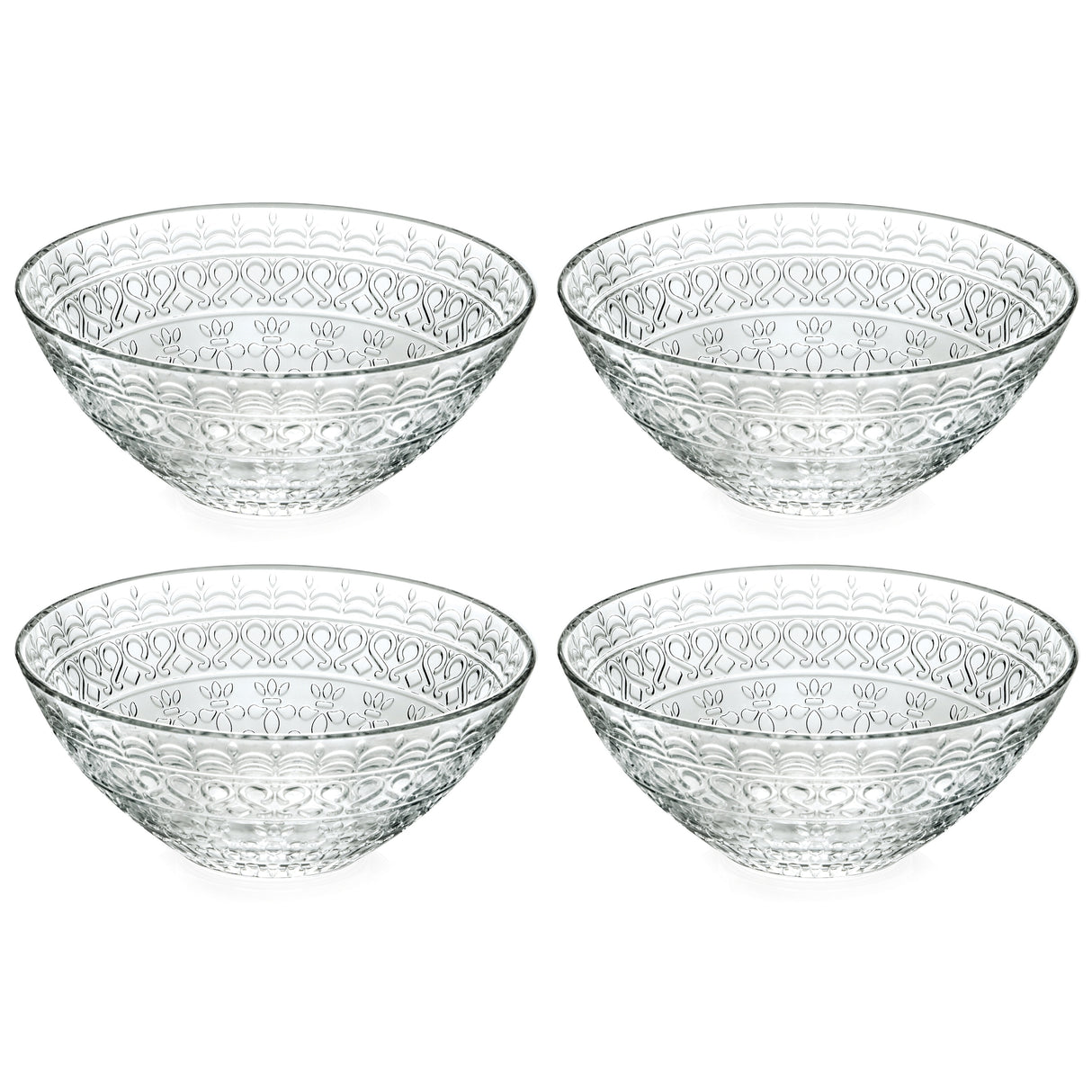 Majestic Gifts Inc Small Bowls-Dessert/Nuts/Candy-6.25" Diameter-Set/4