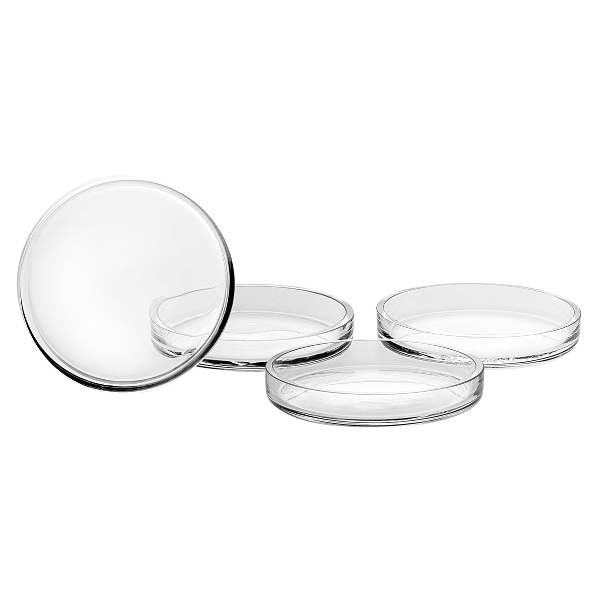 Majestic Gifts Inc. European Glass Coasters,4.25"Diameter, Set/4