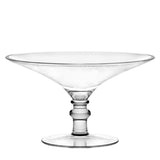 Majestic Gifts Inc. Glass Footed Shallow Serving Bowl-5.75"hx9.75"D