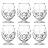 Majestic Gifts Inc. Glass Stemmed Sherry/ Brandy Goblets-18oz-Set/6 - 5"