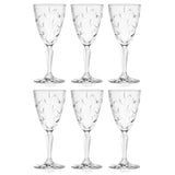Majestic Gifts Inc. Glass Wine Goblets -7.7 Oz.-Set/6