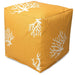 Majestic Home Goods Coral Indoor / Outdoor Ottoman Pouf Cube