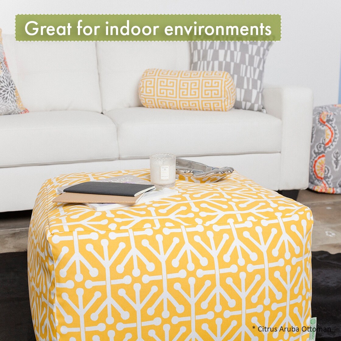 Majestic Home Goods Ellie Ottoman