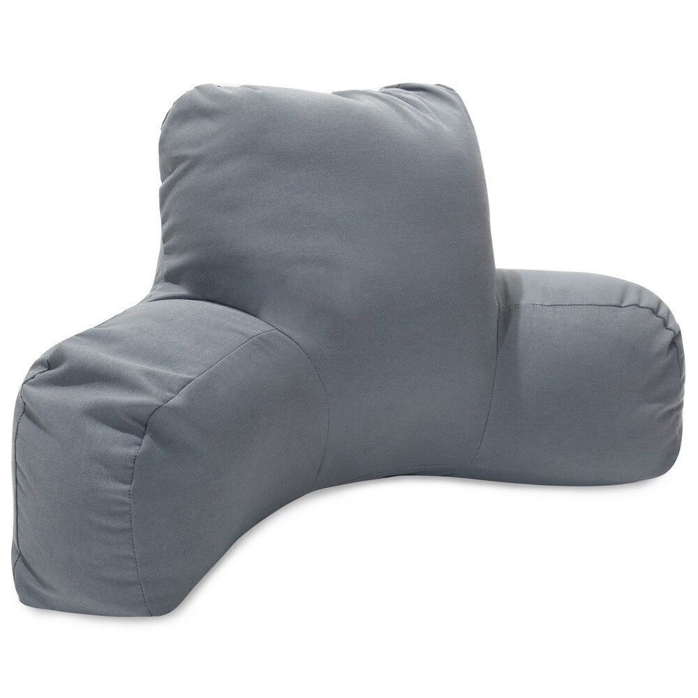 Majestic Home Goods Solid Reading Bed Pillow 33 X 6 X 18