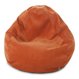 Majestic Home Goods Villa Velvet Collection Bean Bag Chair Small/Large