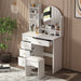 Make Up Vanity Set Dressing Table(Black/White)