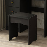Make Up Vanity Set Dressing Table(Black/White)
