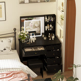 Makeup Vanity Set with 3 model Light & Stool