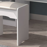 Makeup Vanity Set with Mirror and lights and stool
