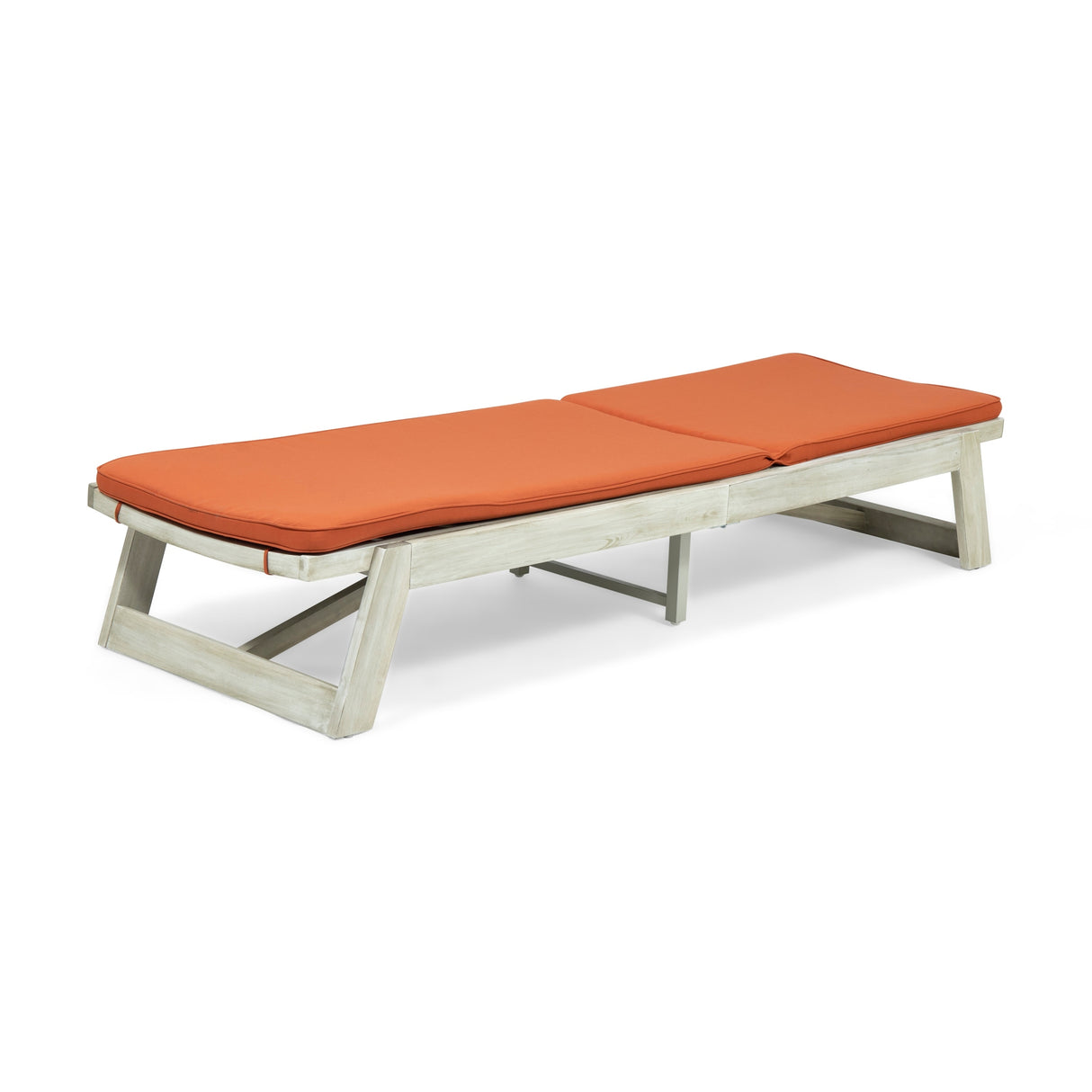Maki Acacia Wood Chaise Lounge Set by Christopher Knight Home