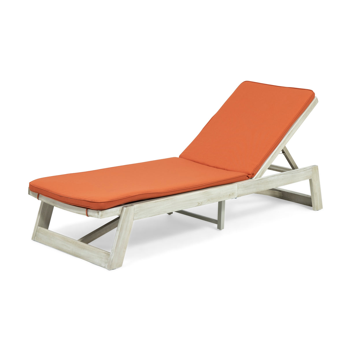 Maki Acacia Wood Chaise Lounge Set by Christopher Knight Home