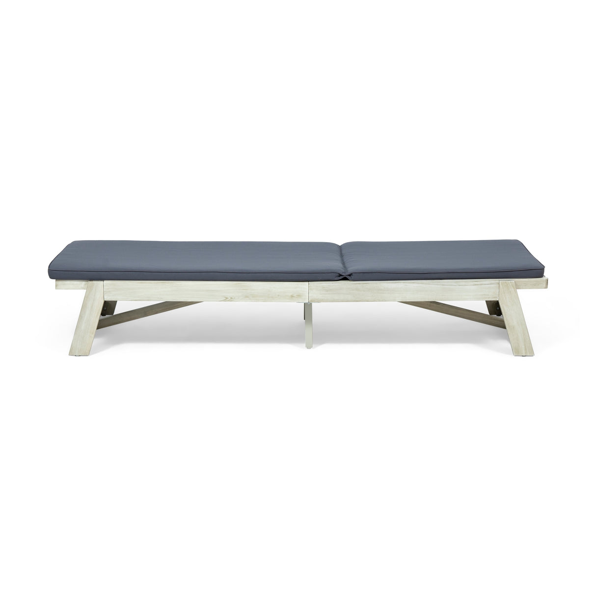 Maki Acacia Wood Chaise Lounge Set by Christopher Knight Home