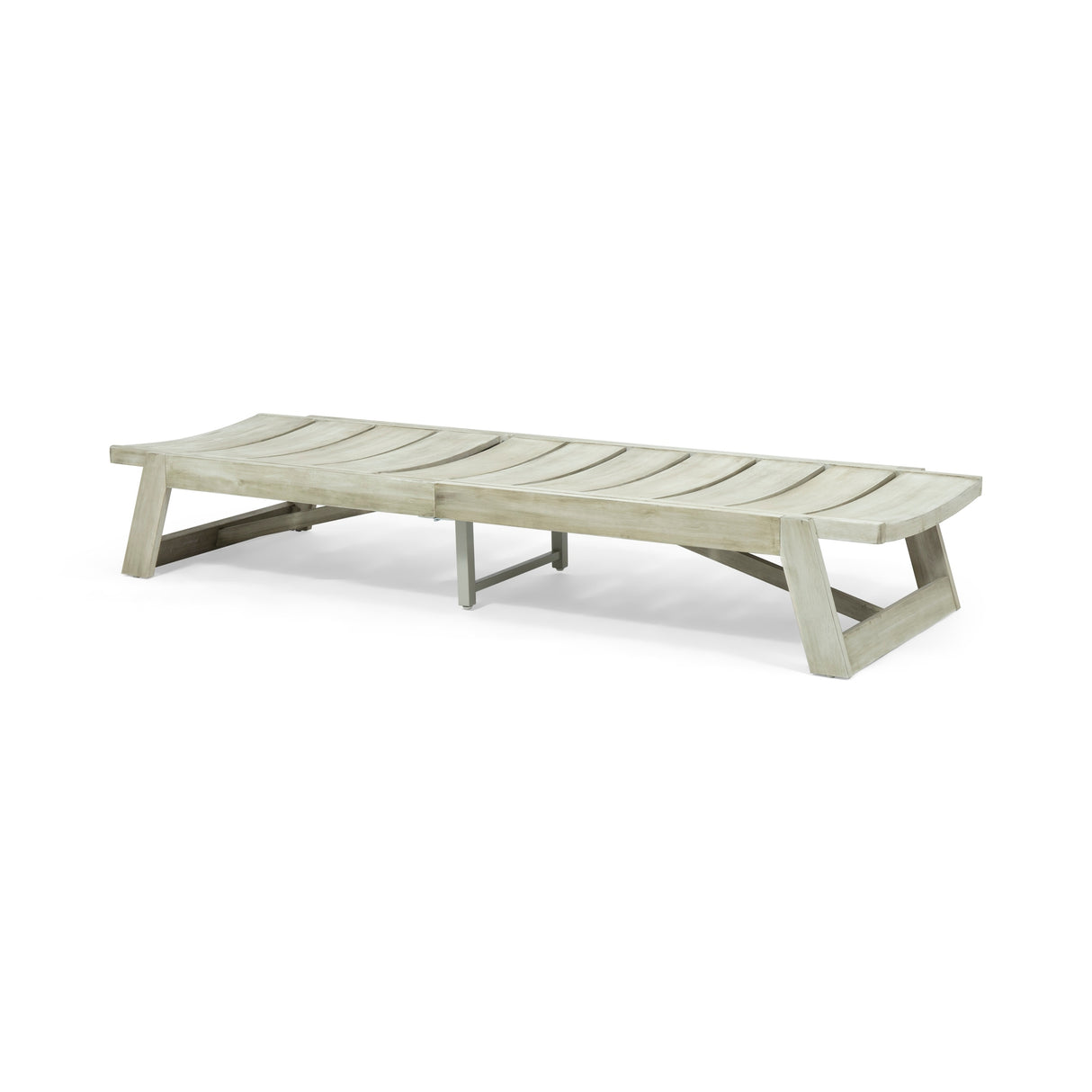 Maki Acacia Wood Chaise Lounge Set by Christopher Knight Home