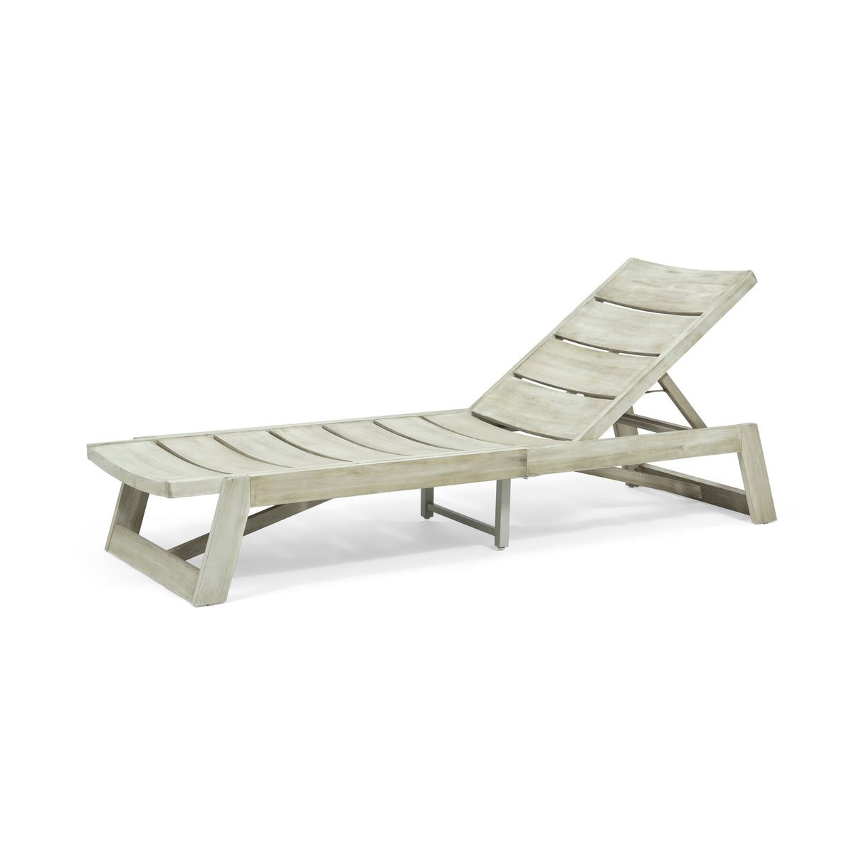 Maki Acacia Wood Chaise Lounge Set by Christopher Knight Home