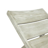 Maki Outdoor Acacia Wood Chaise Lounge (Set of 4) by Christopher Knight Home