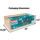 Makita BL1850BDC2X 18V LXT Lithium-Ion Battery and Rapid Optimum Charger Starter Pack (5.0Ah) - Black - Li-Ion