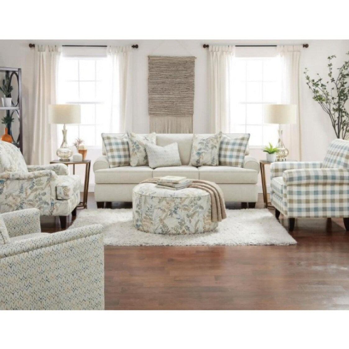 Makwel Checkered Chair
