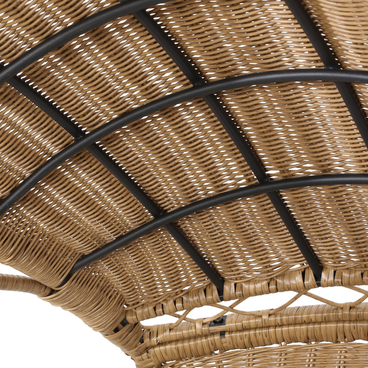 Malia Outdoor Cushioned Wicker Basket Chair by Christopher Knight Home - 32.50" W x 36.50" D x 56.75" H