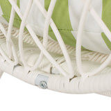 Malia Outdoor Cushioned Wicker Basket Chair by Christopher Knight Home - 32.50" W x 36.50" D x 56.75" H