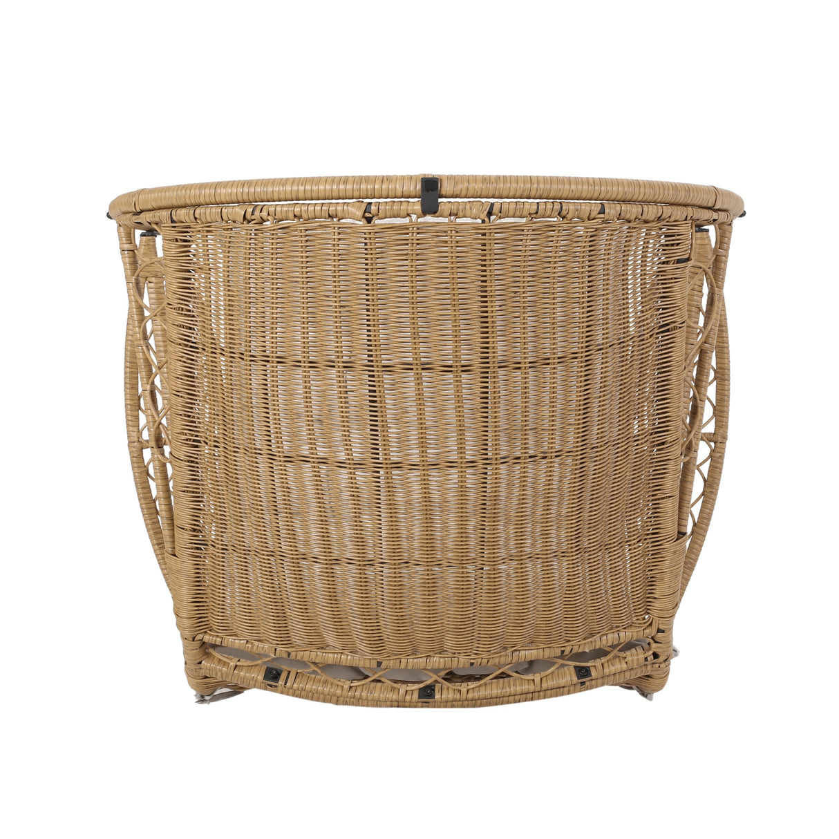 Malia Outdoor Cushioned Wicker Basket Chair by Christopher Knight Home - 32.50" W x 36.50" D x 56.75" H