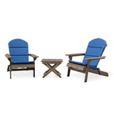 Malibu Outdoor 2 Seater Acacia Wood Chat Set with Water Resistant Cushions by Christopher Knight Home