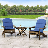 Malibu Outdoor 2 Seater Acacia Wood Chat Set with Water Resistant Cushions by Christopher Knight Home