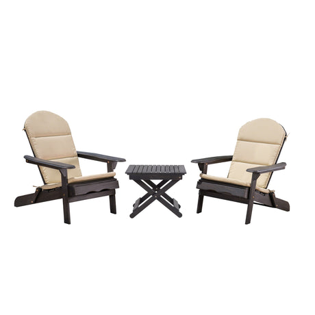 Malibu Outdoor 2 Seater Acacia Wood Chat Set with Water Resistant Cushions by Christopher Knight Home