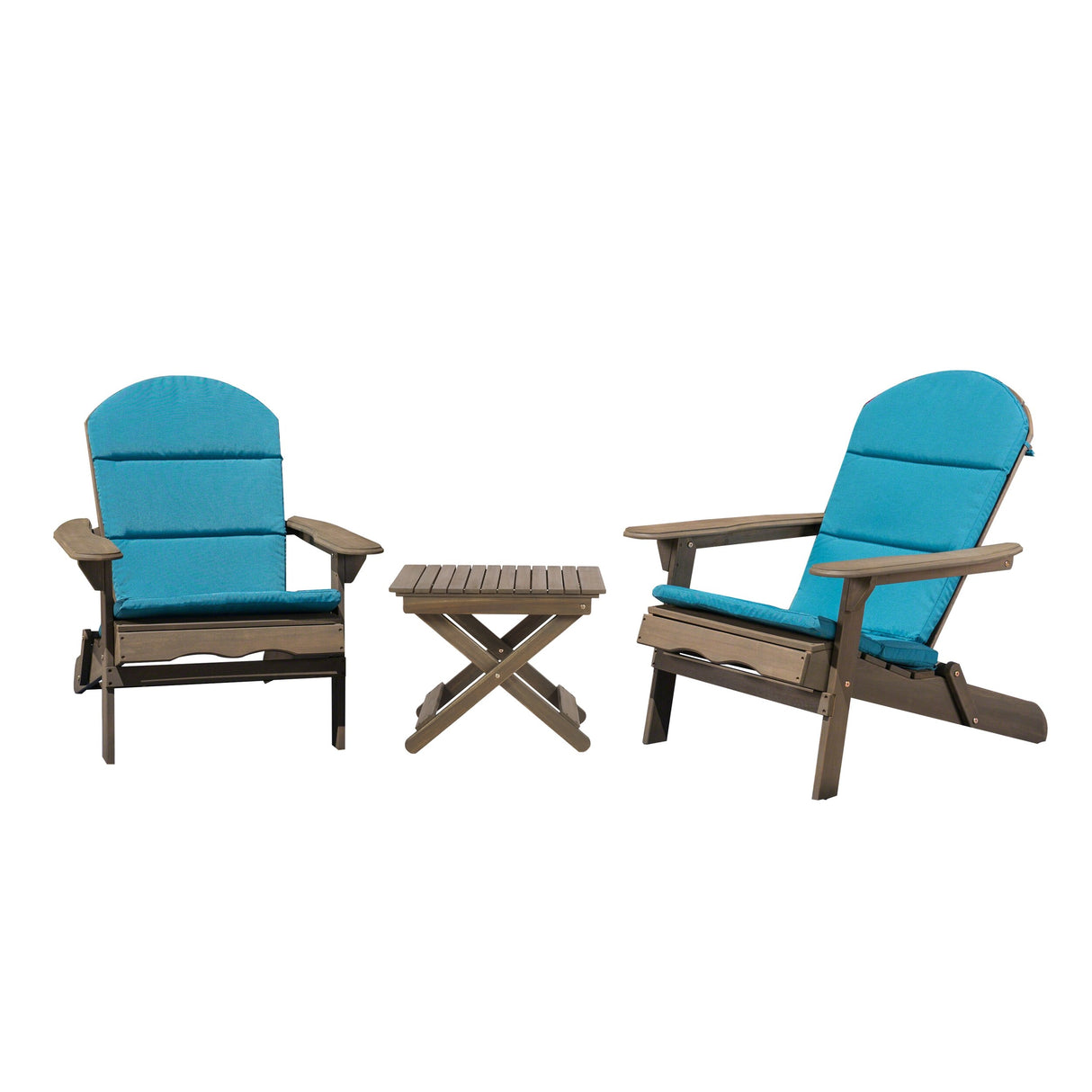 Malibu Outdoor 2 Seater Acacia Wood Chat Set with Water Resistant Cushions by Christopher Knight Home