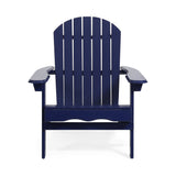 Malibu Outdoor Acacia Wood Folding Adirondack Chairs with Cushions (Set of 4) by Christopher Knight Home