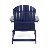 Malibu Outdoor Acacia Wood Folding Adirondack Chairs with Cushions (Set of 4) by Christopher Knight Home