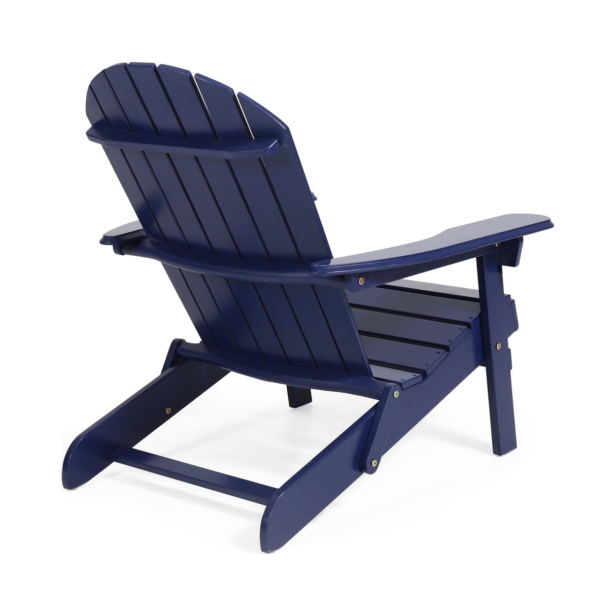 Malibu Outdoor Acacia Wood Folding Adirondack Chairs with Cushions (Set of 4) by Christopher Knight Home