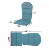Malibu Outdoor Acacia Wood Folding Adirondack Chairs with Cushions (Set of 4) by Christopher Knight Home