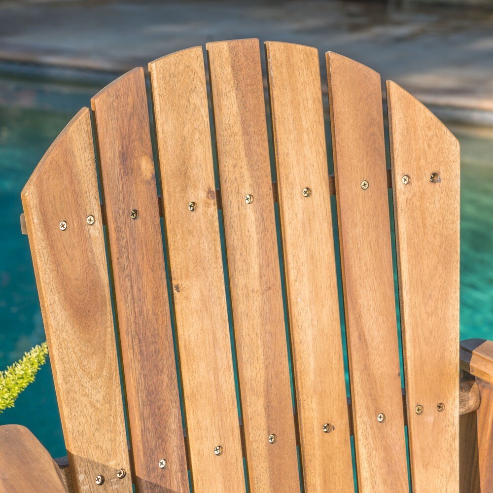 Malibu Outdoor Wood Acacia Barstool (Set of 2) by Christopher Knight Home