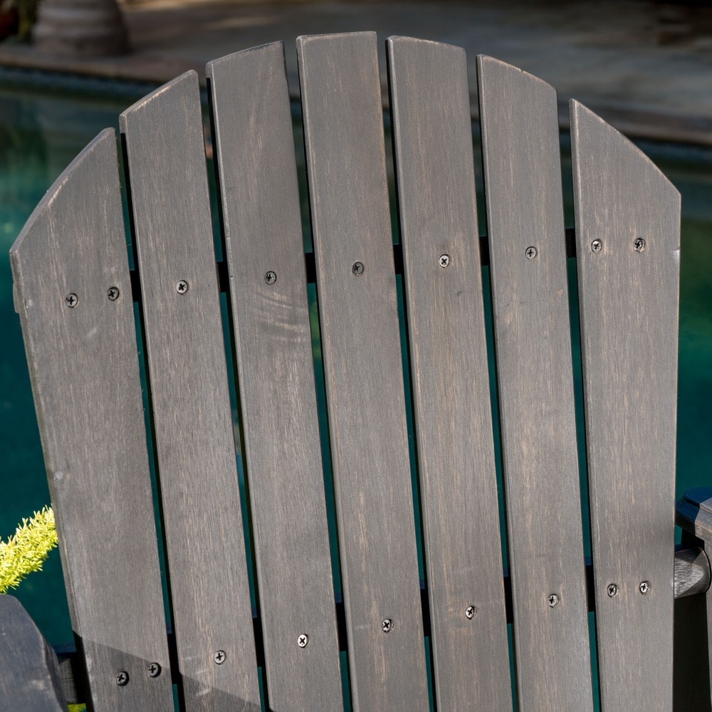 Malibu Outdoor Wood Acacia Barstool (Set of 2) by Christopher Knight Home