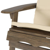 Malibu Outdoor Wood Folding Adirondack Chairs (Set of 4) by Christopher Knight Home