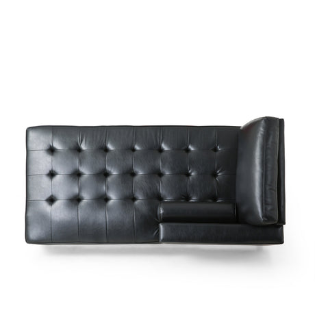 Malinta Contemporary Tufted Chaise Lounge by Christopher Knight Home - 66.75" L x 31.50" W x 33.00" H