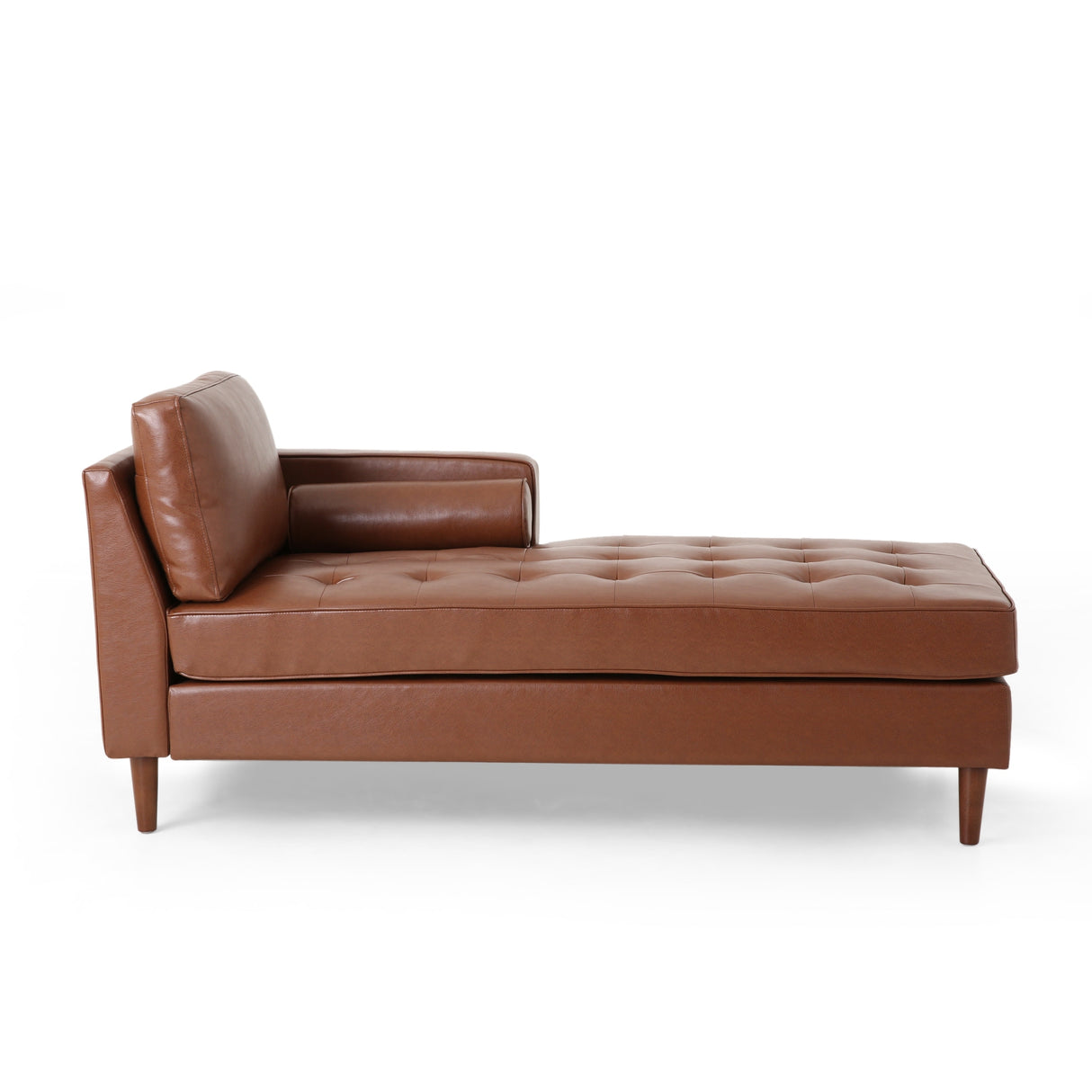 Malinta Contemporary Tufted Chaise Lounge by Christopher Knight Home - 66.75" L x 31.50" W x 33.00" H