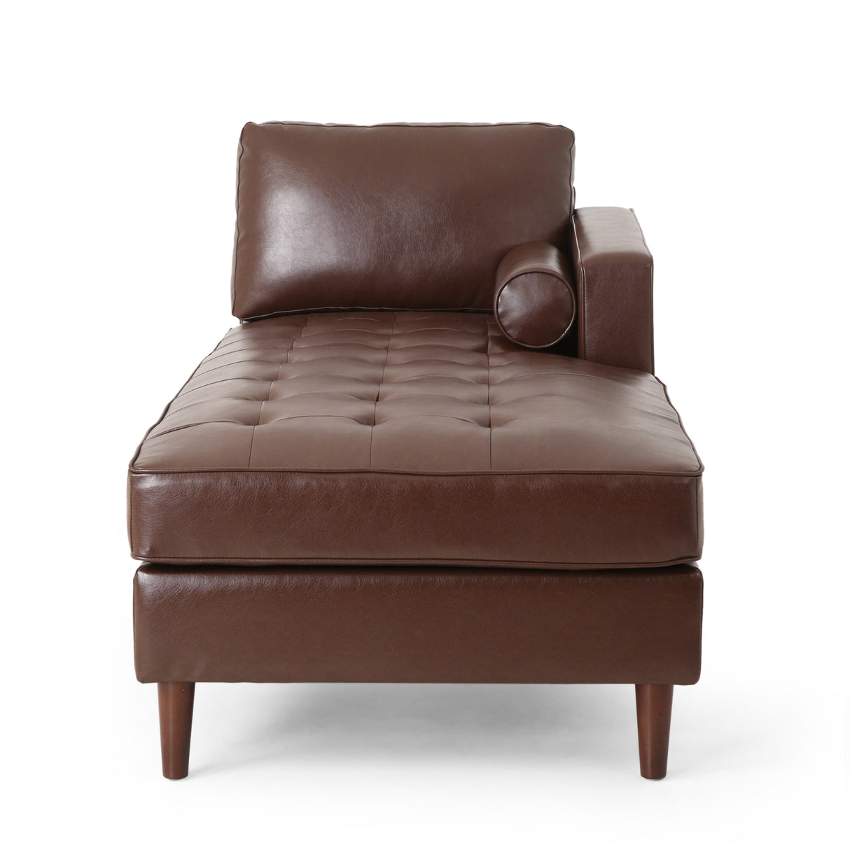 Malinta Contemporary Tufted Chaise Lounge by Christopher Knight Home - 66.75" L x 31.50" W x 33.00" H