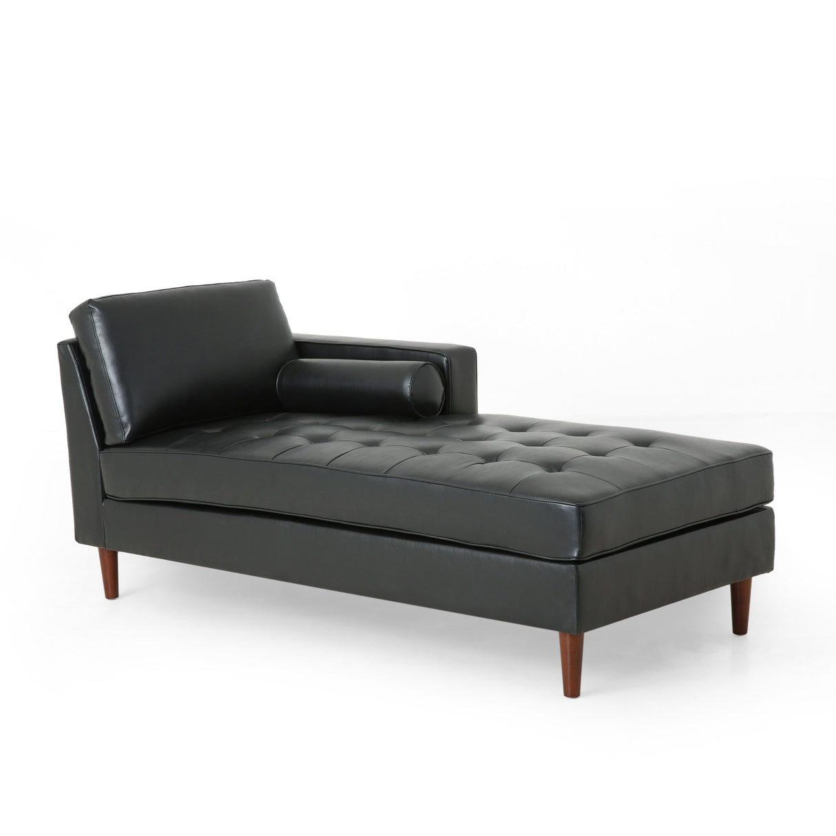 Malinta Contemporary Tufted Chaise Lounge by Christopher Knight Home - 66.75" L x 31.50" W x 33.00" H