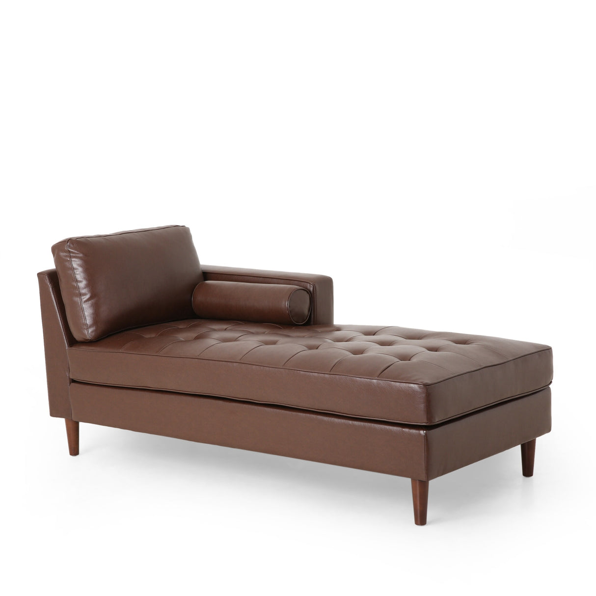 Malinta Contemporary Tufted Chaise Lounge by Christopher Knight Home - 66.75" L x 31.50" W x 33.00" H