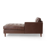 Malinta Contemporary Tufted Chaise Lounge by Christopher Knight Home - 66.75" L x 31.50" W x 33.00" H