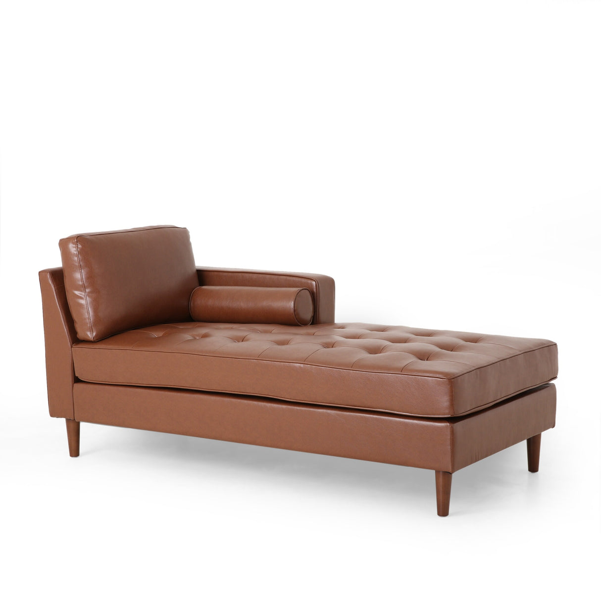 Malinta Contemporary Tufted Chaise Lounge by Christopher Knight Home - 66.75" L x 31.50" W x 33.00" H