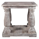 Maliyah Collection - Pedestial End Table - 24'' H x 22'' W x 26'' D