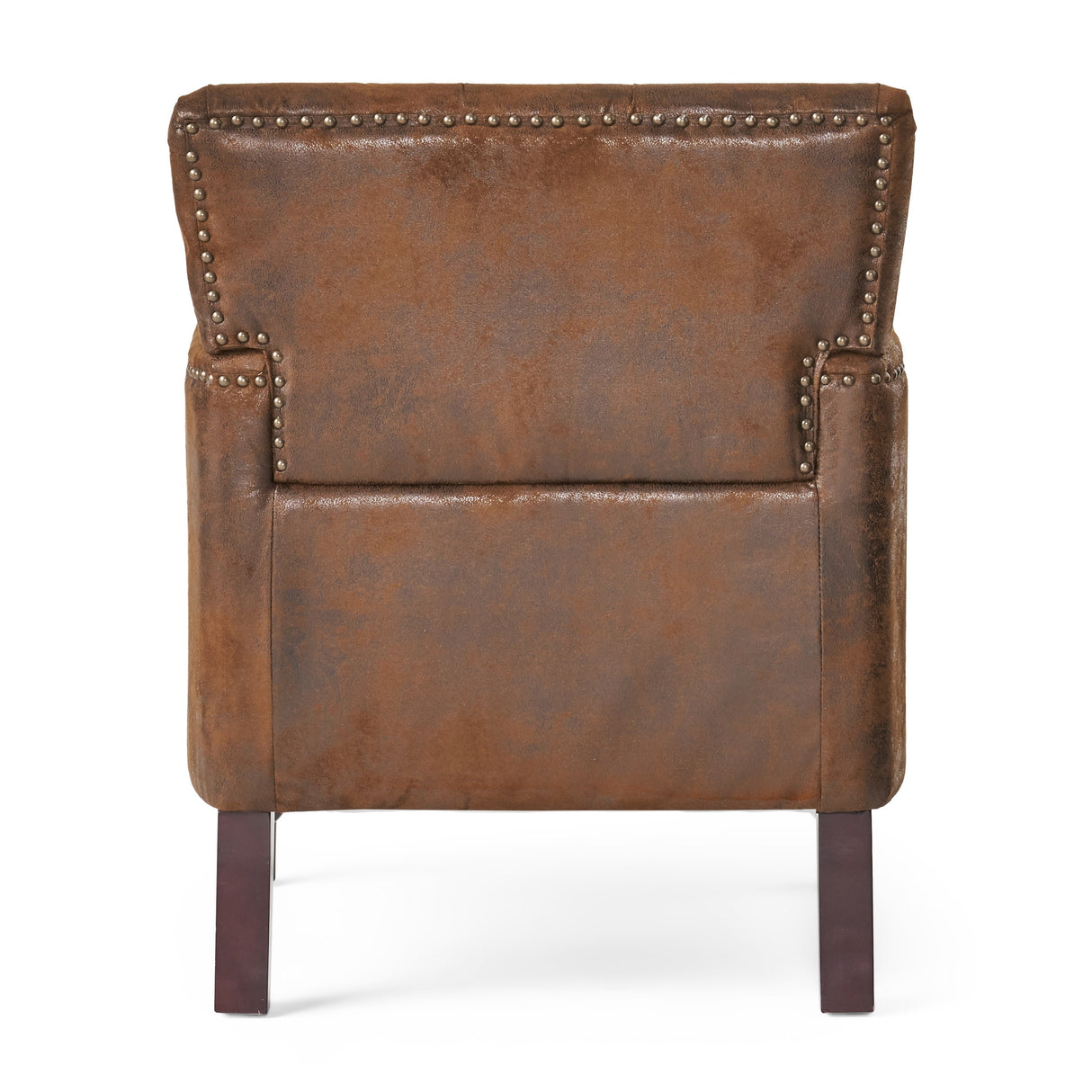 Malone Brown Espresso Tufted Club Chair by Christopher Knight Home