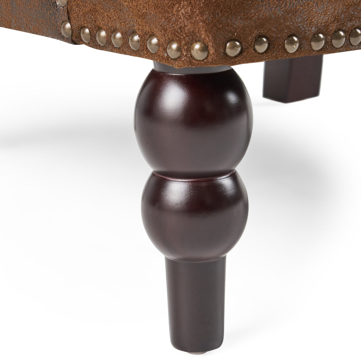 Malone Brown Espresso Tufted Club Chair by Christopher Knight Home